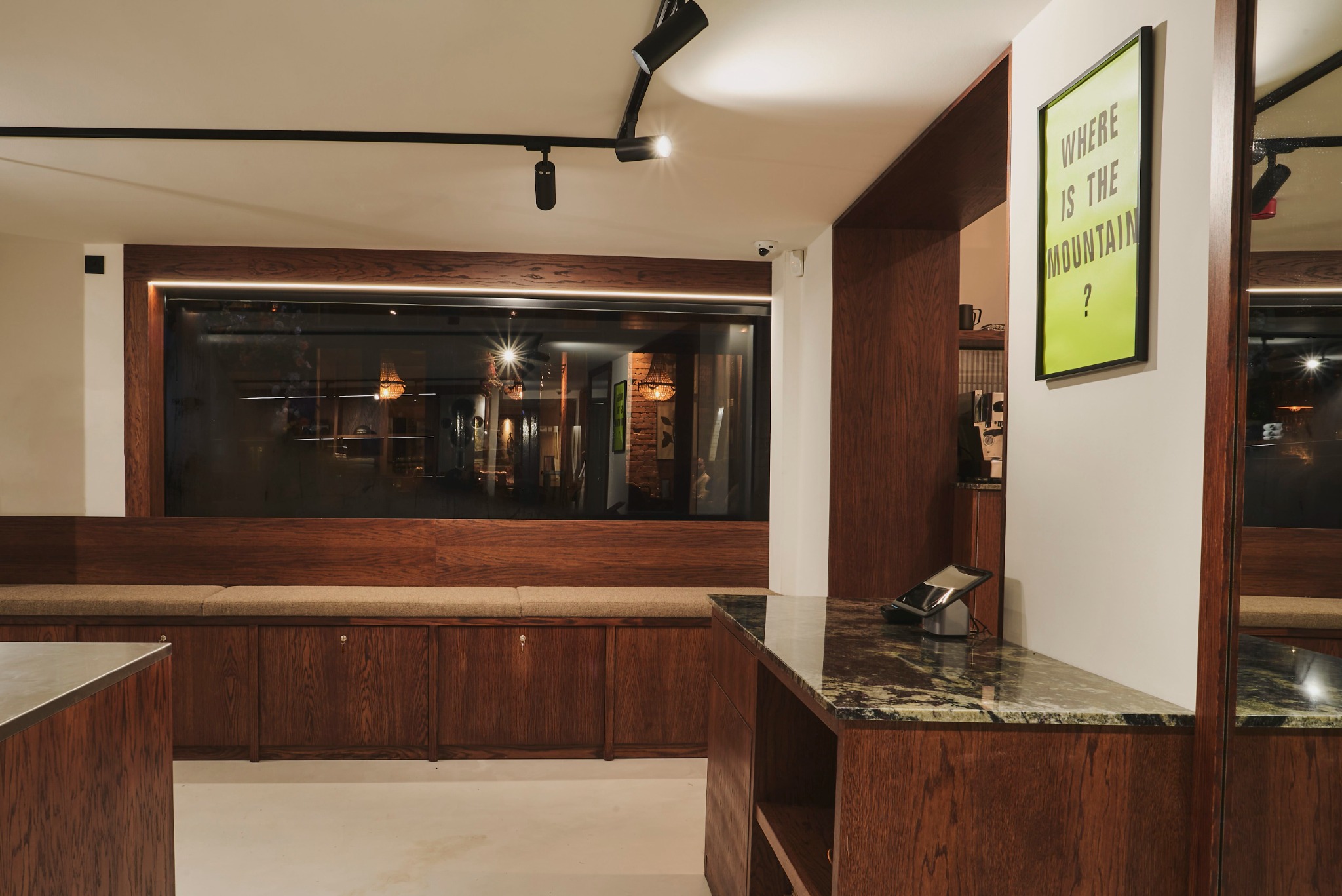 Integrated timber window seating and concealed storage